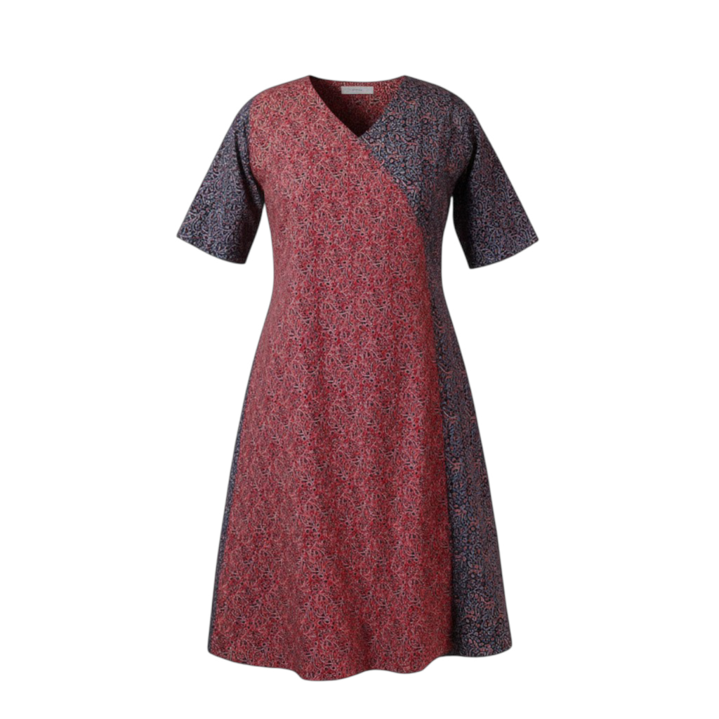 Dual Panel Jaipur block print kurti