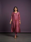 Mirror Worked Rayon Kurthi