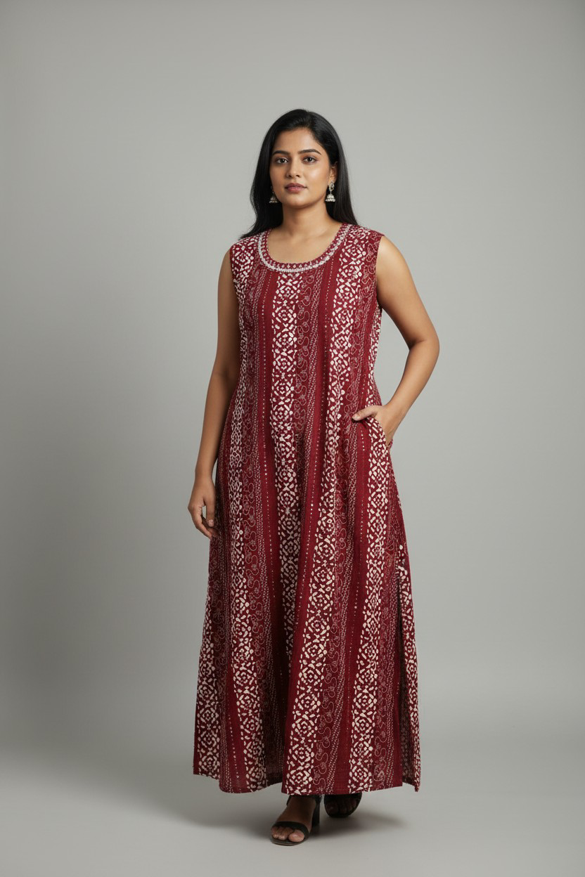 Printed kurtha