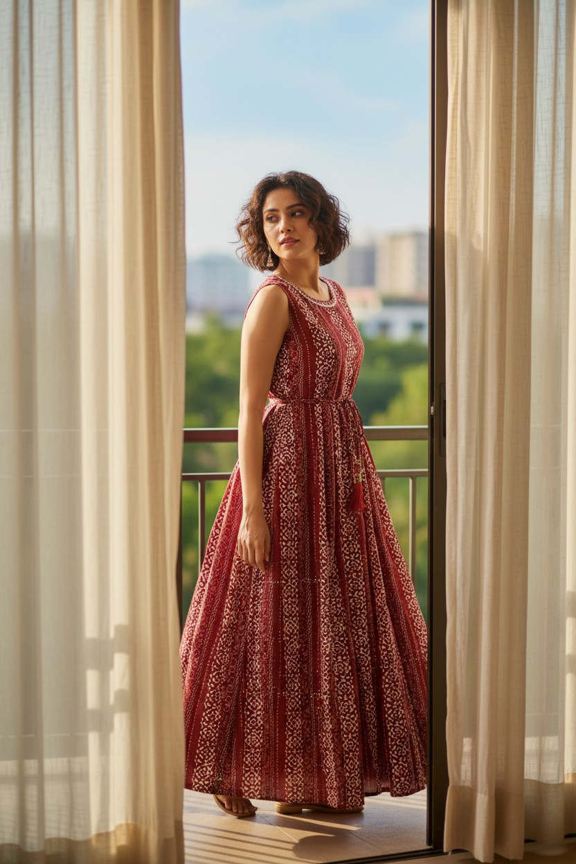 Printed kurtha