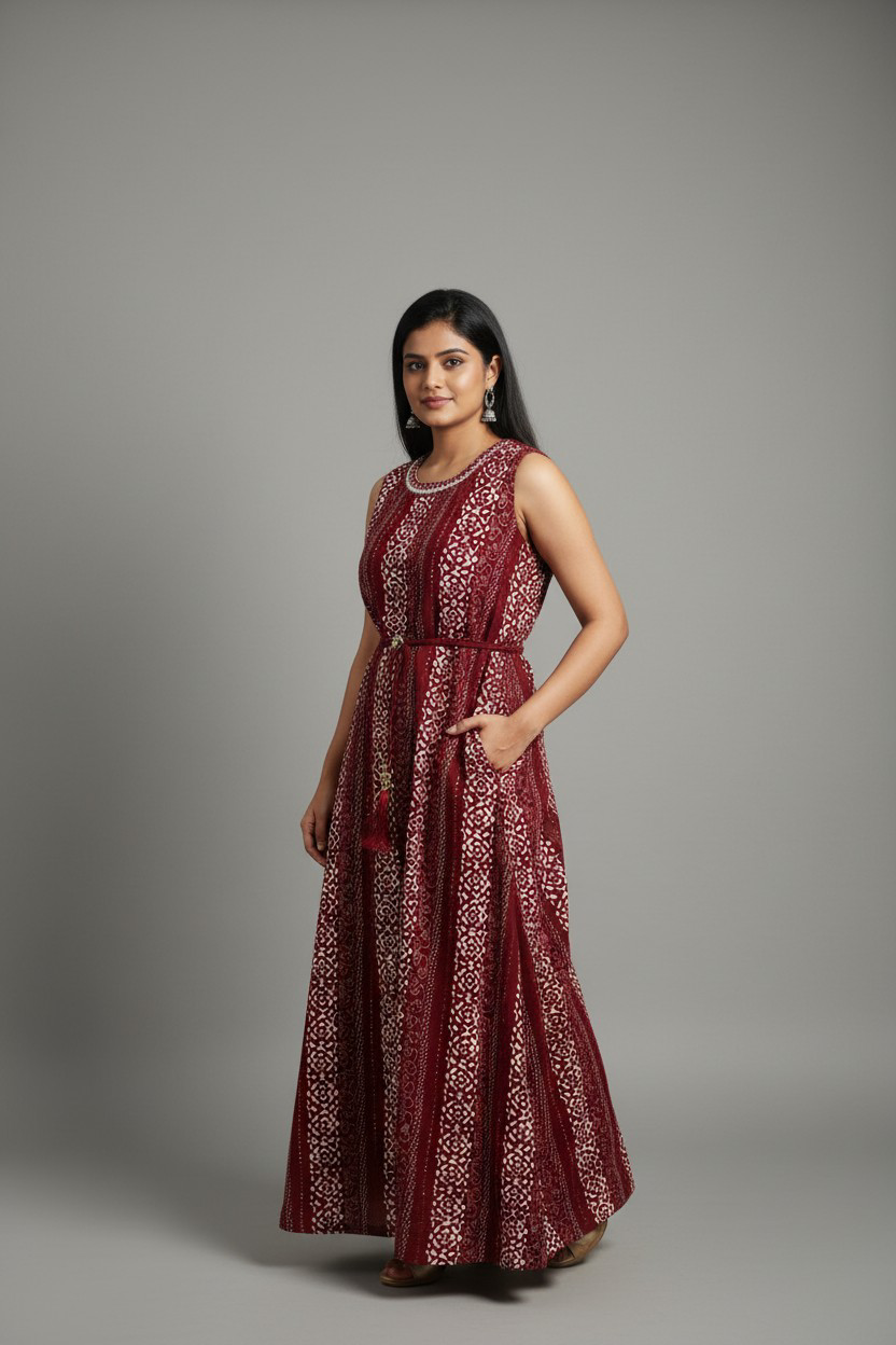 Printed kurtha