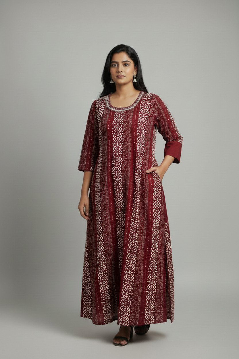 Printed kurtha