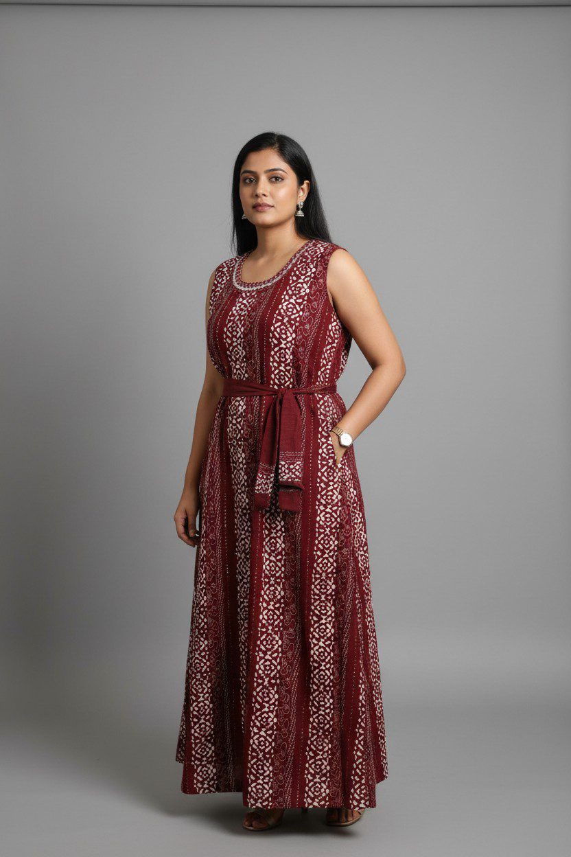 Printed kurtha