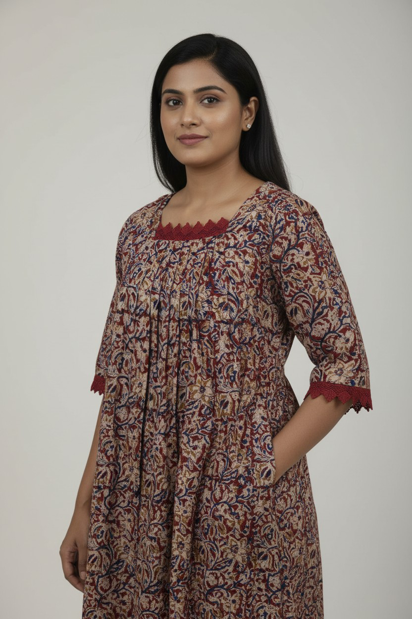 Traditional Kalamkari print