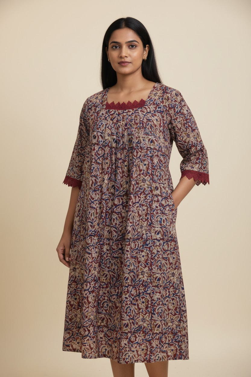 Traditional Kalamkari print