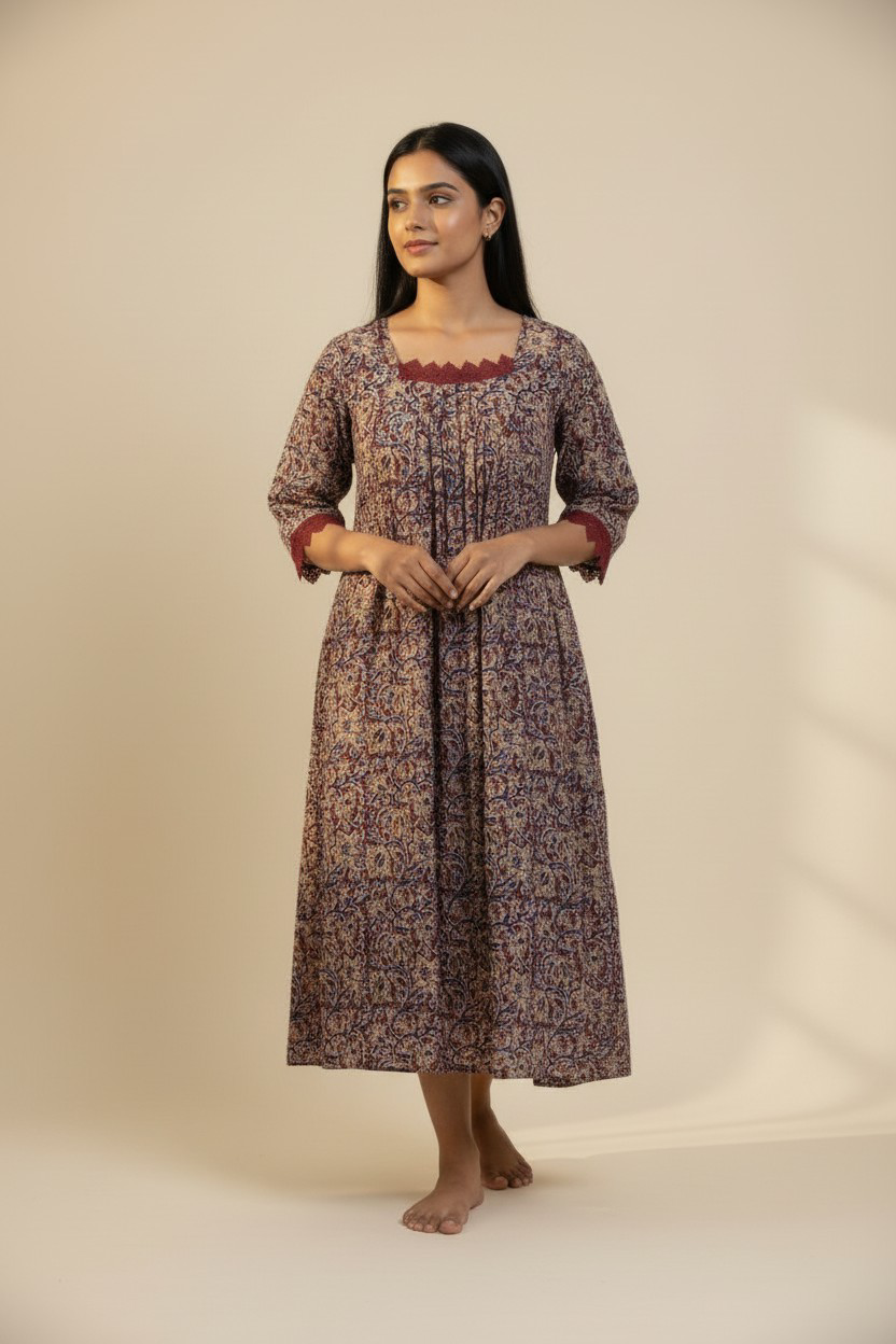 Traditional Kalamkari print