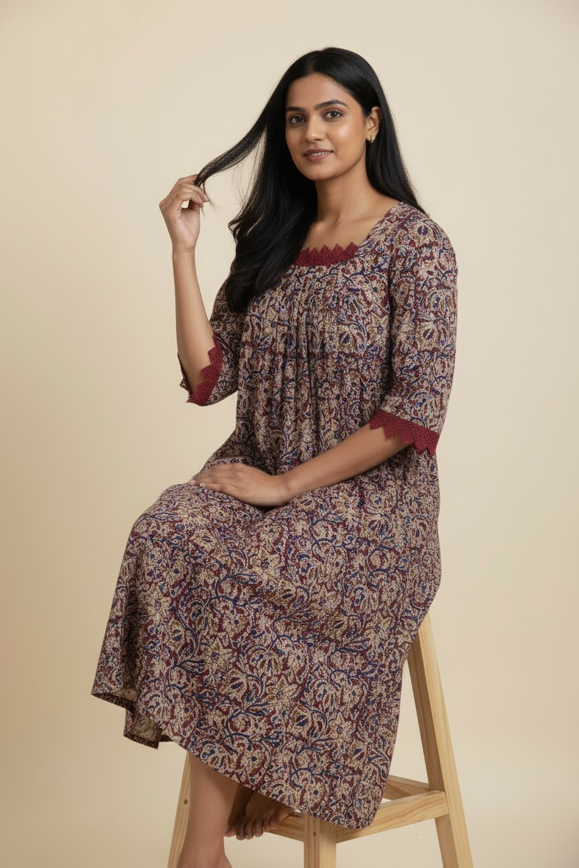 Traditional Kalamkari print